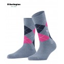 Burlington Socks, Covent Garden Collection, Blue, Navy and Pink