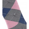 Chaussettes fantaisies Burlington Socks, Covent Garden Collection, grey pink blue