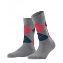 Burlington Socks, Queen collection, grey blue red
