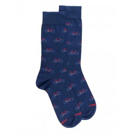 Fancy socks FANCY SOCKS - BYCICLE - NAVY BLUE