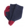 Chaussettes unies & fantaisies POLAR SOCKS- NAVY RED