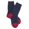 Chaussettes unies & fantaisies POLAR SOCKS- NAVY RED