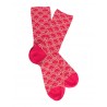 Chaussettes fantaisies Japenese flowers - Pink