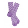 Chaussettes fantaisies Japenese flowers - Purple