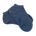 WOMEN SHORT SOCK - WOOL AND CASHMERE - blue
