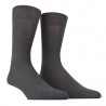 Doré Doré Plain socks MEN SOCK - PURE COTTON LISLE - dark grey