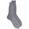 Doré Doré Plain socks MEN SOCK - PURE COTTON LISLE - grey