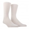 Doré Doré Plain socks MEN SOCK - PURE COTTON LISLE - white