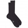 Doré Doré Plain socks MEN SOCK COMFORT COTTON LISLE - black