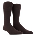 WOOL AND COTTON MEN SOCK - brown