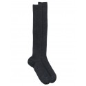 Knee-high sock - Timeless - Merinos wool - grey