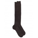 Knee-high sock - Timeless - Merinos wool - brown