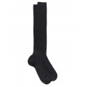 Knee-high sock - Timeless - Merinos wool - black