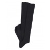 Doré Doré Plain high-knee for man Knee-high sock - Timeless - Merinos wool - black