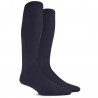 Doré Doré Plain high-knee for man Knee-high men sock - Fineness - Merino wool - navy blue