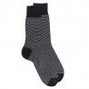 Doré Doré Plain socks Chaussette fines rayures - black