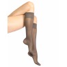 Knee-high sock - Mat 40D - GREY