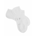 Doré Doré Chaussons unis et fantaisies Short sock - Light - Cotton lisle WHITE