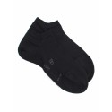 Short sock - Light - Cotton lisle BLACK