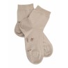 Doré Doré Socquettes unies et fantaisies Women ankle sock - Light - Cotton lisle - beige