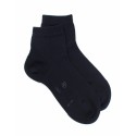 Women ankle sock - Light - Cotton lisle -navy blue