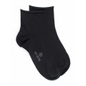 Women ankle sock - Soft and comfort - Egyptian cotton - Black