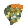 Doré Doré Fancy socks Sock - Green / Orange - One Size
