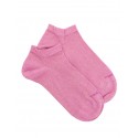 Short women sock - Lurex - Petale - 36/41