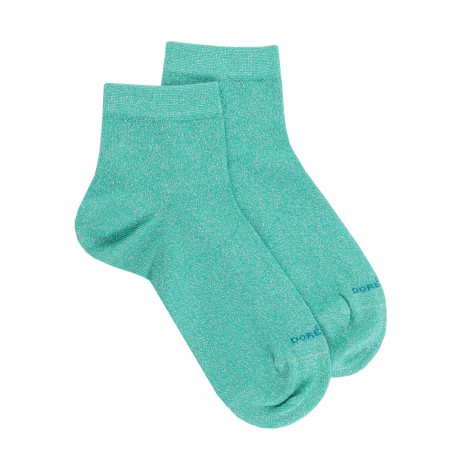 Socquettes unies et fantaisies Sock - Glitters - Green - 36/41