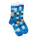 Socks - Blue and white
