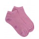 Kids' glitter cotton trainer socks pink